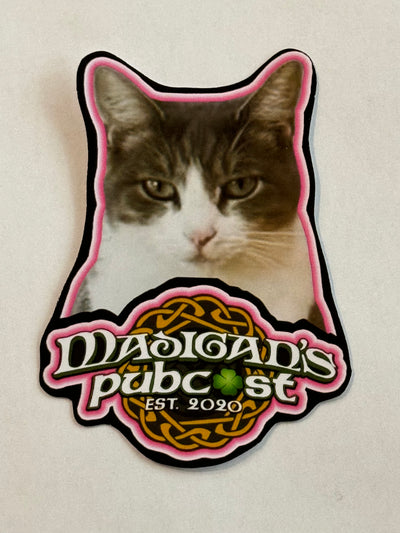 Baby Cat Pubcast Sticker